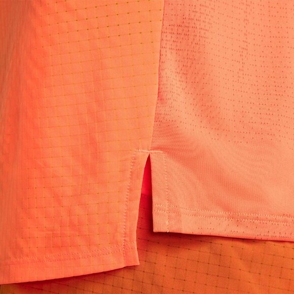 Nike Trail Dri-FIT Rise 365 Men's Short-Sleeve Running Gym Top Orange - Picture 7 of 8
